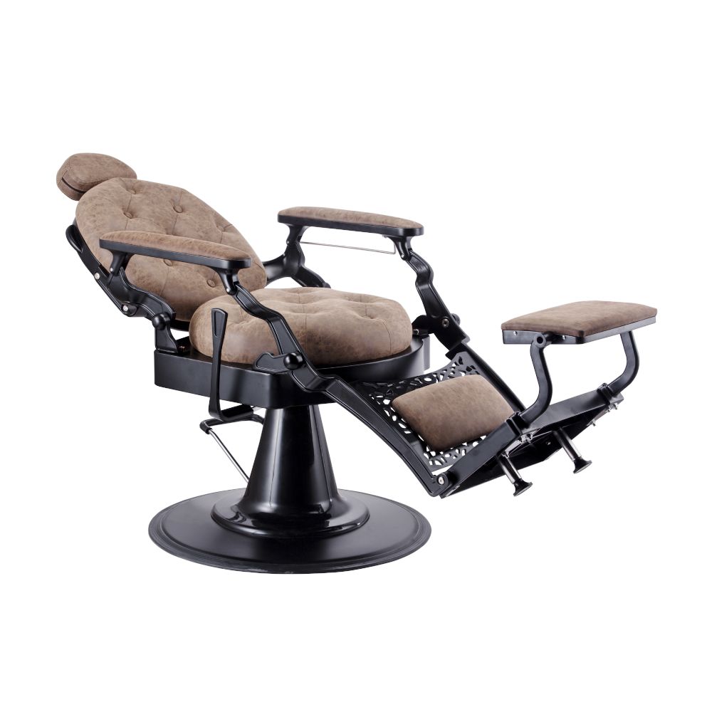 Karma Gold Coast Barber Chair 04030301 - Black/Tan - image 2