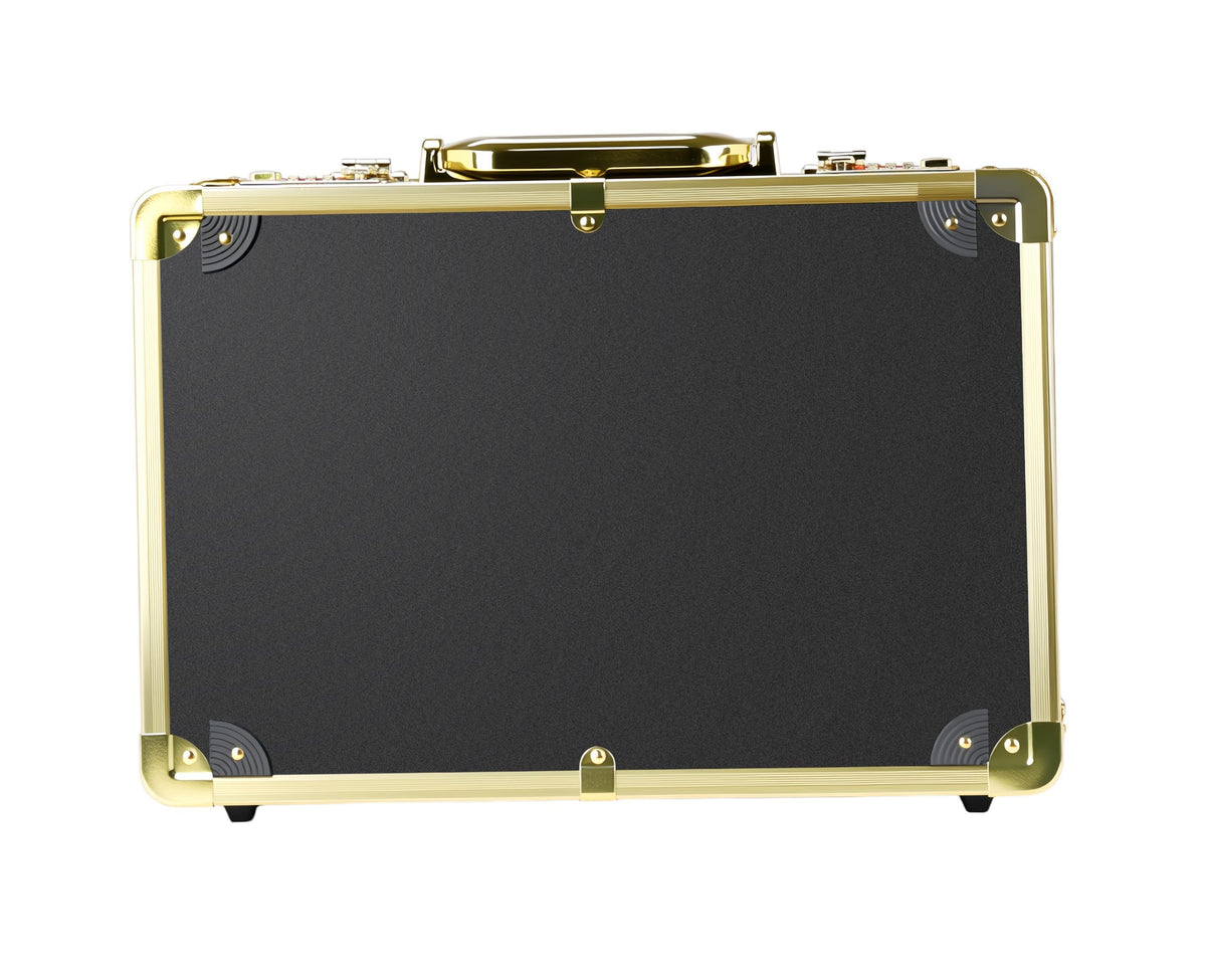Karma Professional Portable Salon Hard Case Black with Gold Trim KC0103 - image 2
