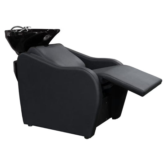 Karma Shampoo Unit Mosman with Shiatsu Massage Black with Black Deep Basin 0318012201