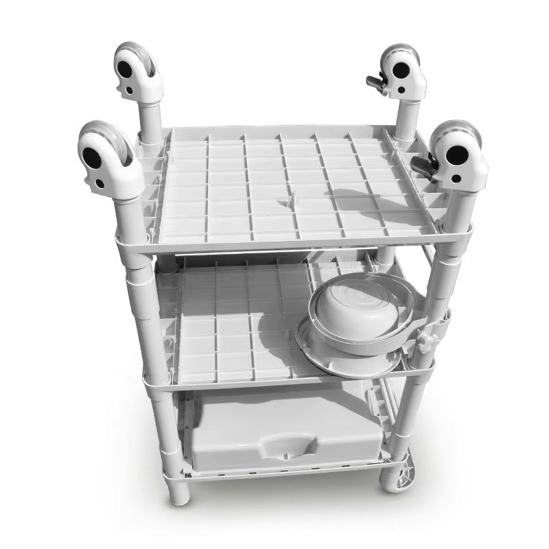 Karma Wilton 3 Tier Beauty & Medical Trolley Small 080904ST - image 2