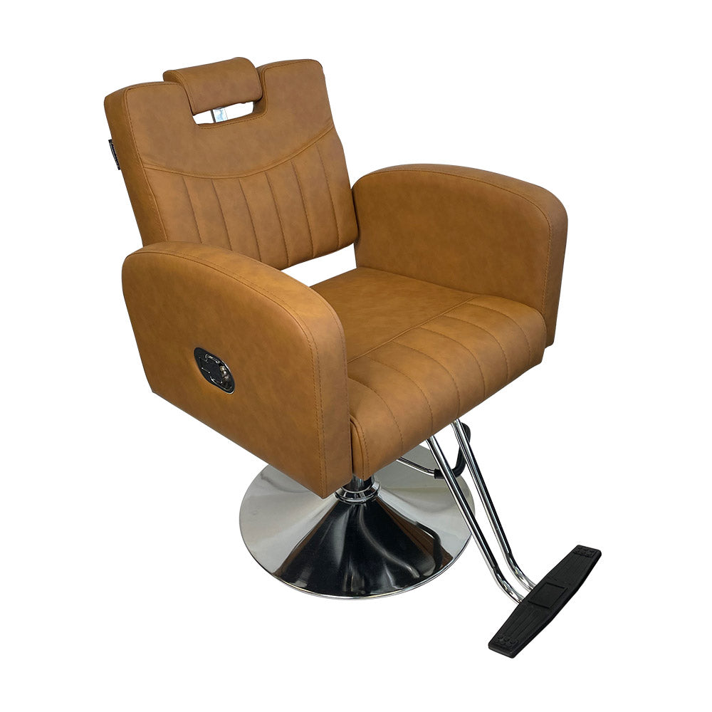 Karma Batlow Reclining Salon/ Barber/ Beauty Chair 02060502 - Tan - image 2