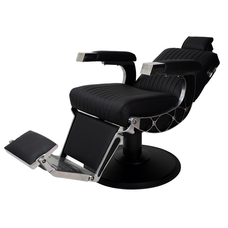 Karma Chandler Barber Chair Black & Chrome 04120101 - image 4