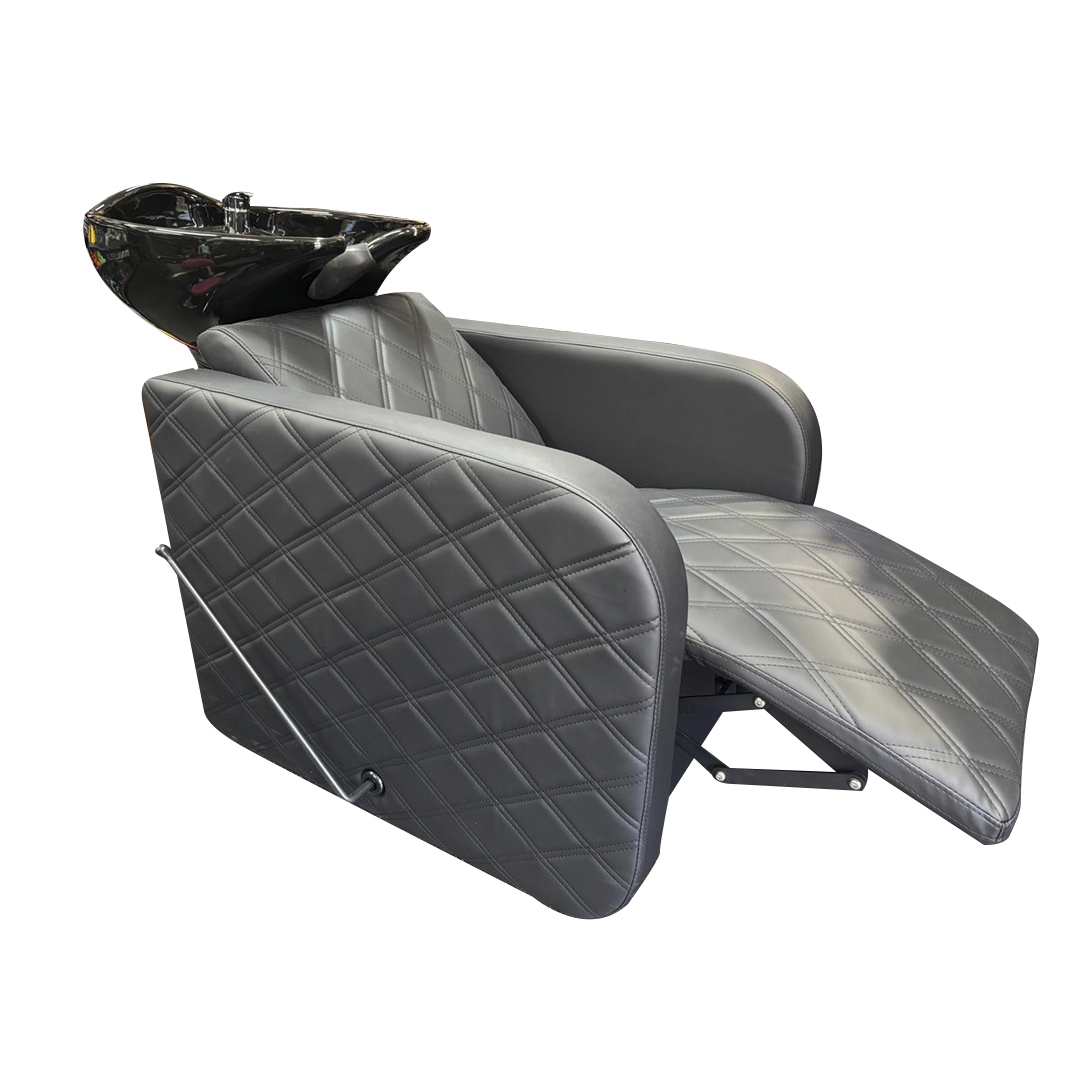 Karma Complete Shampoo Unit Clunes Manual Black with Pattern & Black Deep Basin 0315162201MP - image 2