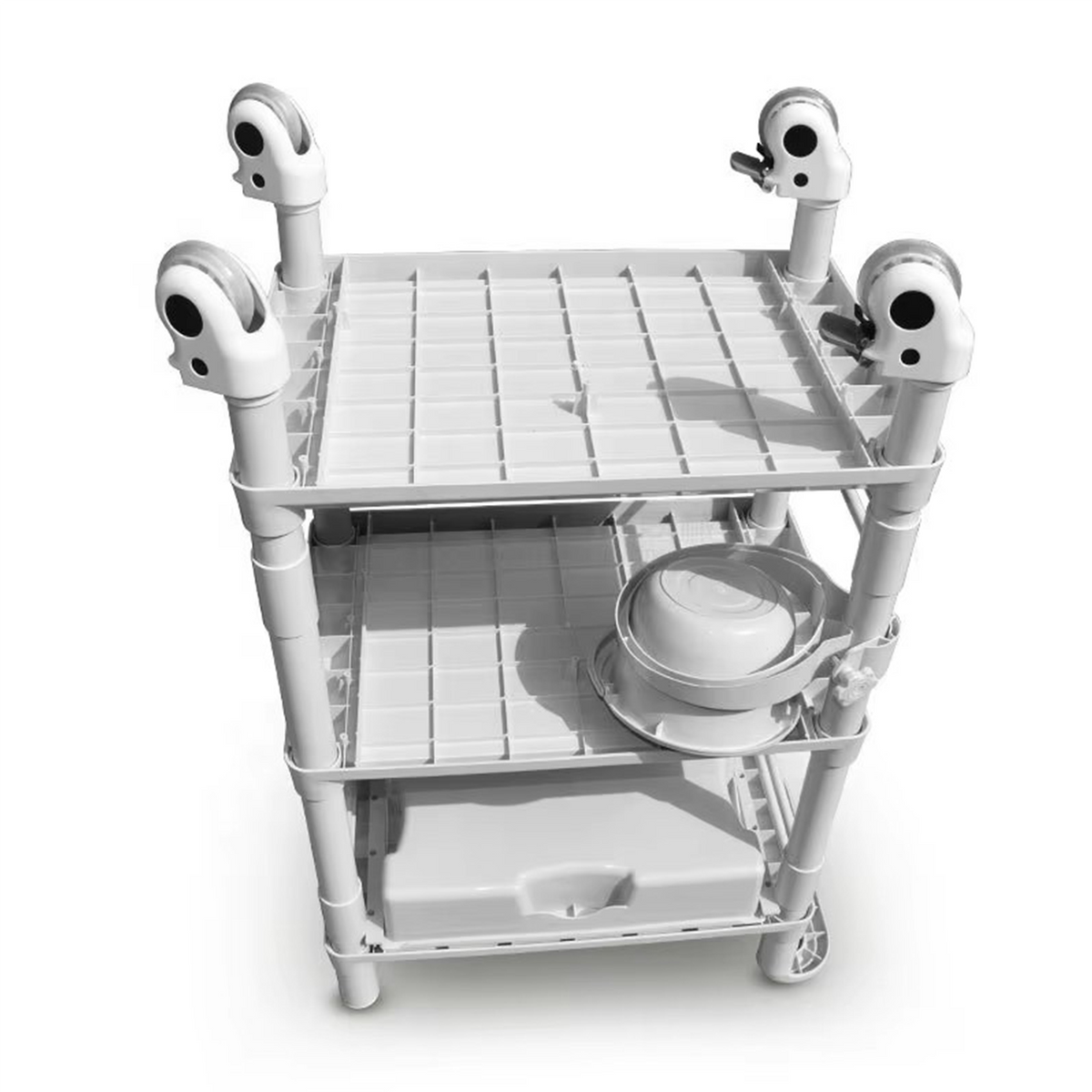 Karma Limmen 3 Tier Beauty & Medical Trolley Large 080904LT - image 3