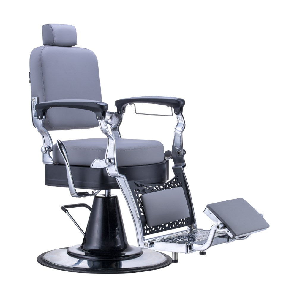 Karma Noosa Barber Chair 04041213 - Grey & Black