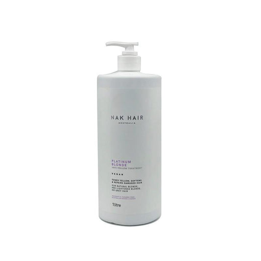 NAK Platinum Blonde Anti-Yellow Treatment 60 Second Repair 1L