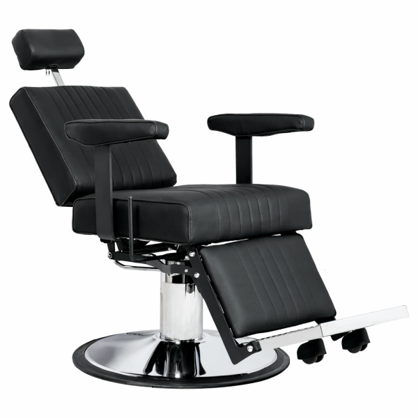 Karma Nerang Barber Chair Black & Chrome 04150102 - image 2