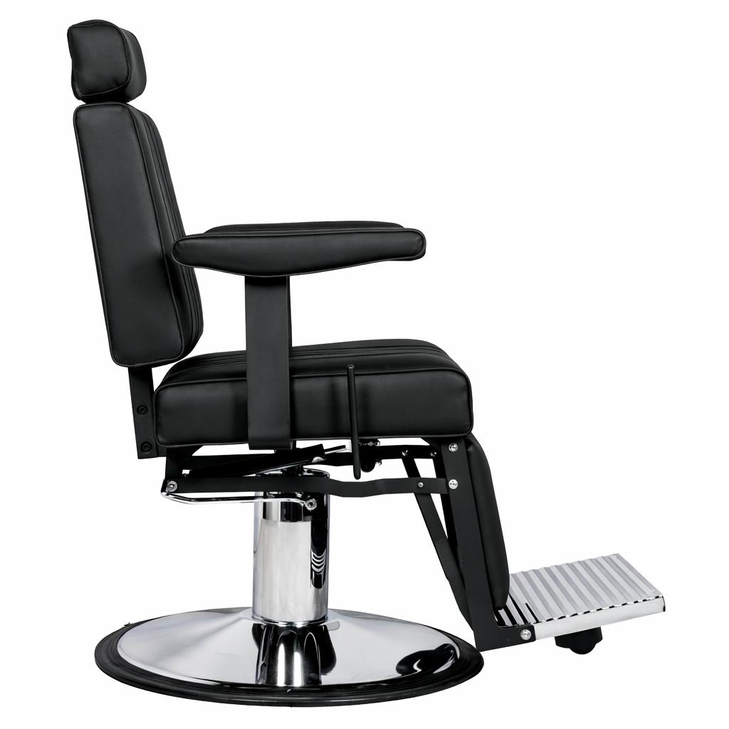 Karma Nerang Barber Chair Black & Chrome 04150102 - image 3
