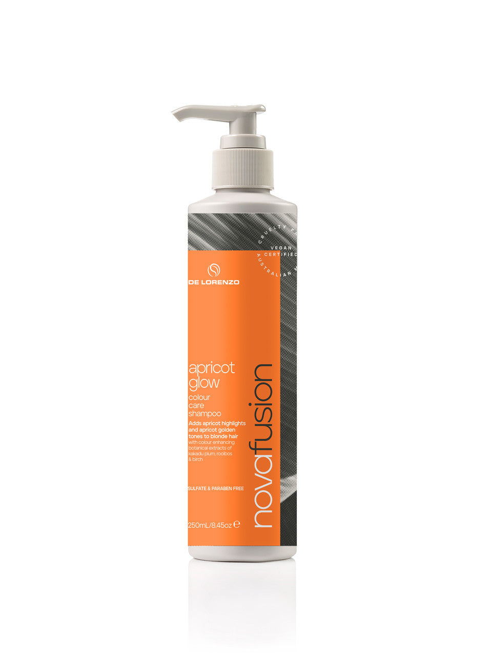De Lorenzo Novafusion APRICOT GLOW SHAMPOO - 250ML