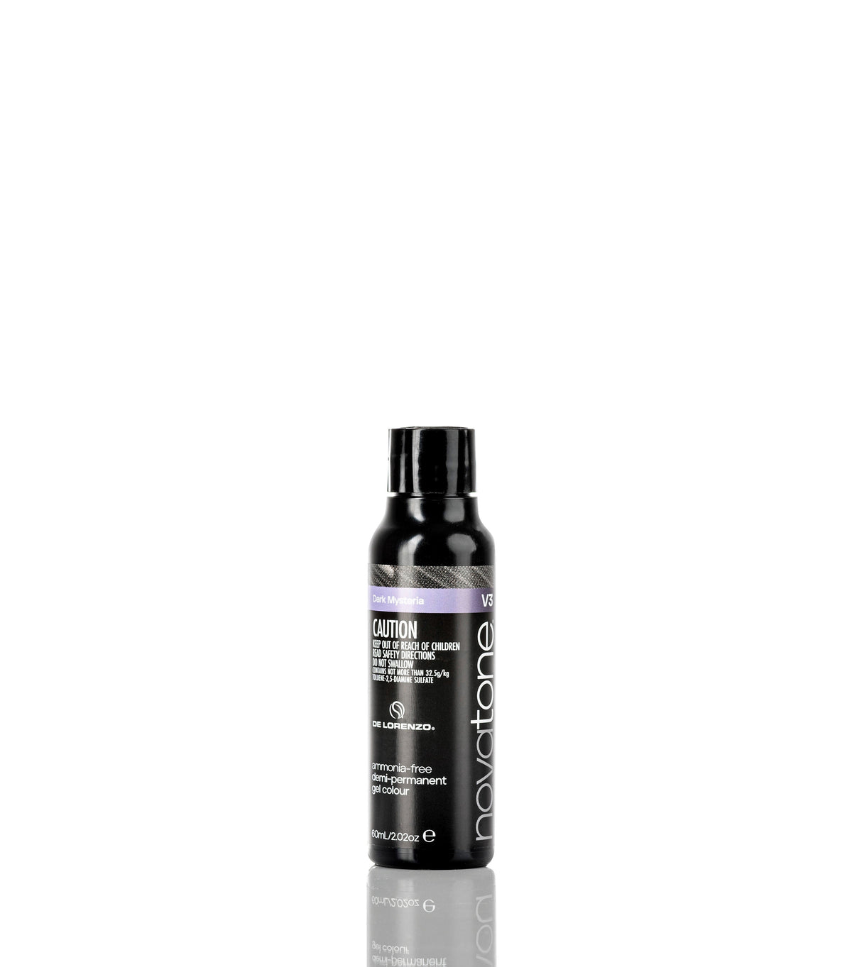De Lorenzo Novatone Demi-Permanent Gel Colour 60ml - V3 Dark Mysteria