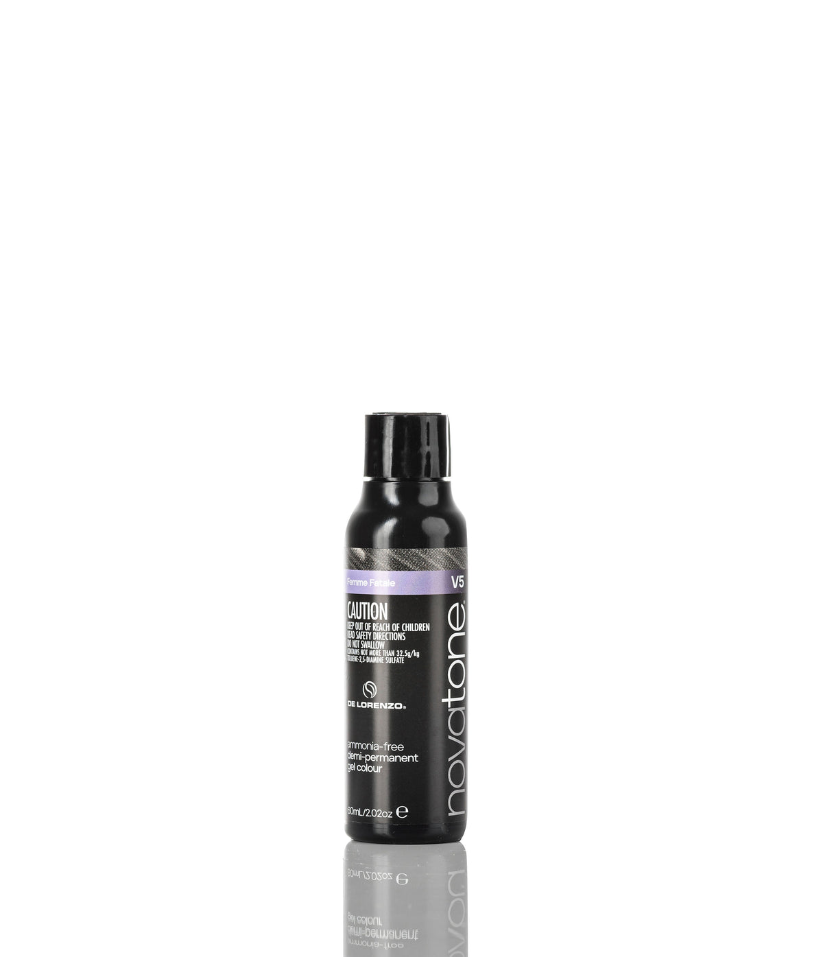 De Lorenzo Novatone Demi-Permanent Gel Colour 60ml - V5 Femme Fatale