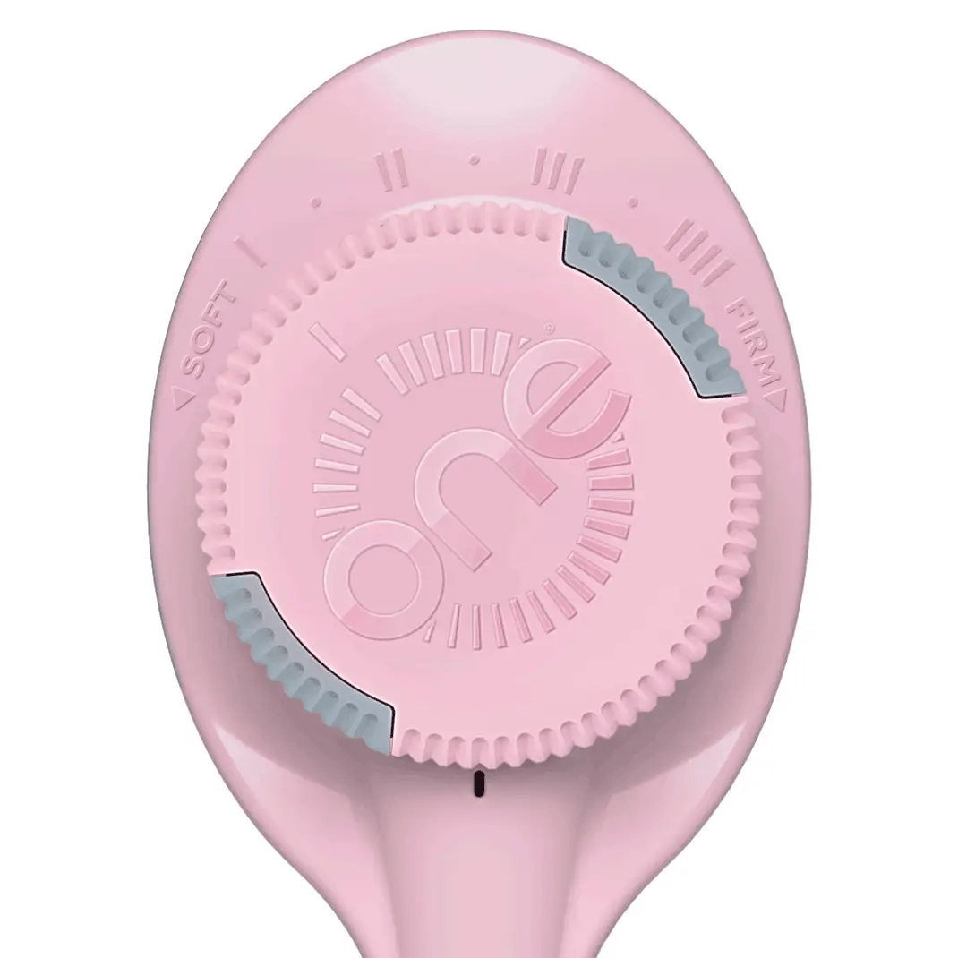 ONE PRO Hair Brush Adjustable Bristle Strength Grey - Pink Metallic Edition - image 3