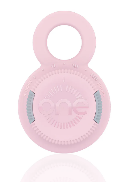 ONE GO Mini Hair Brush Adjustable Bristle Strength Pink