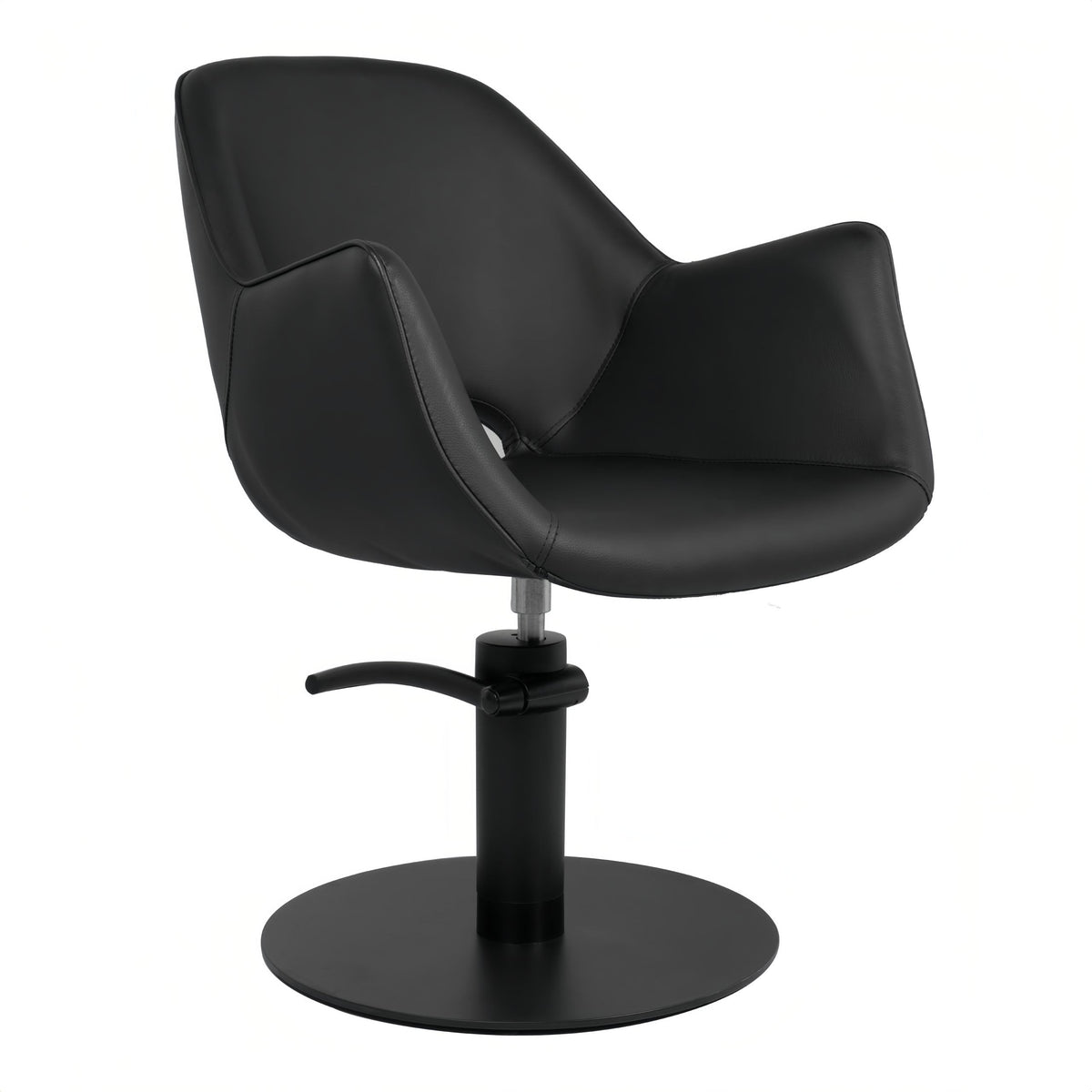 Karma Armidale Salon Chair 02190101 - with Matching Black Round Base and Pump - image 2