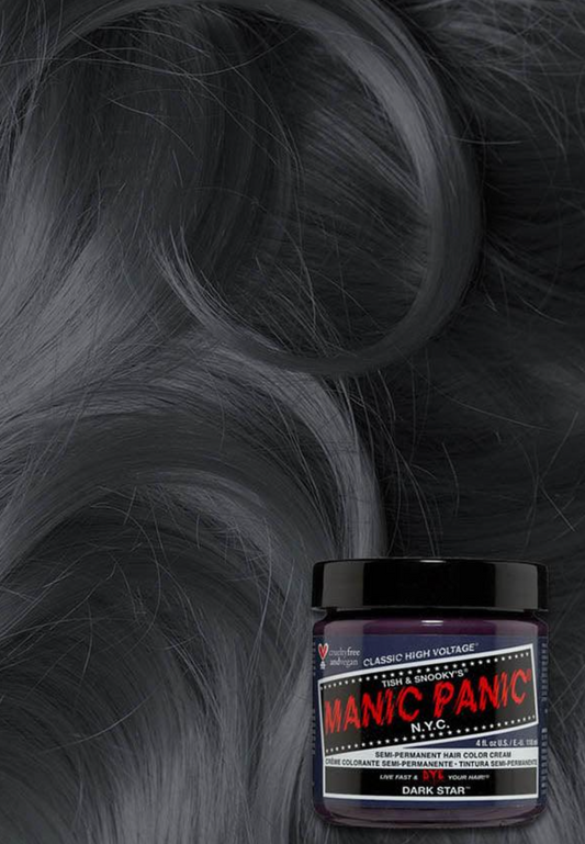 Manic Panic Dark Star 118ml High Voltage Classic Cream Formula Hair Color