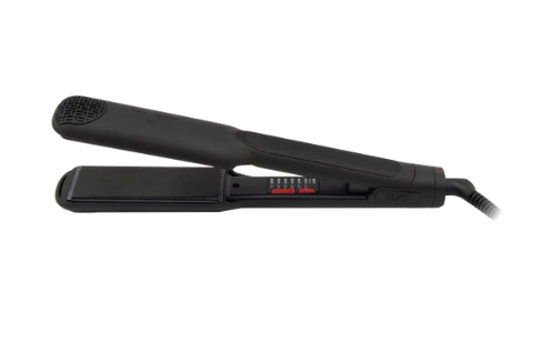 TUFT Diamond Plus 2inch Hair Straightener 200W Black & Red with One Brush Gift Set - image 2