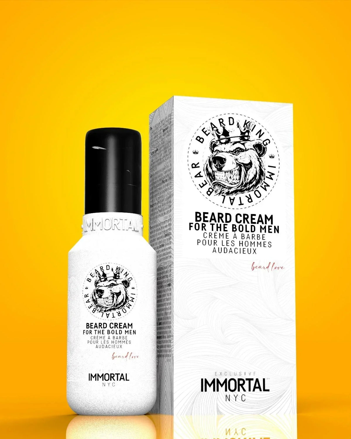 Immortal NYC Beard King Immortal Bear Beard Styling Care Cream 100ml - image 3