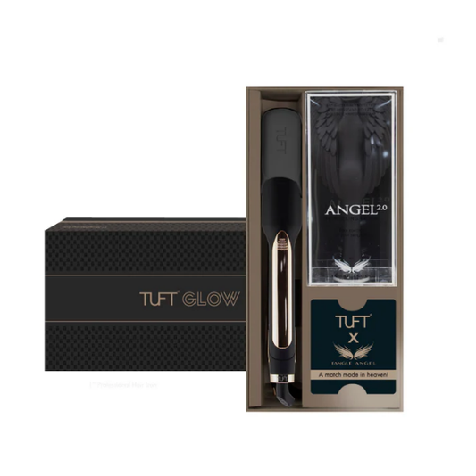 TUFT Glow One Pass Straightening Iron 2 Inch Gift Set by Tuft