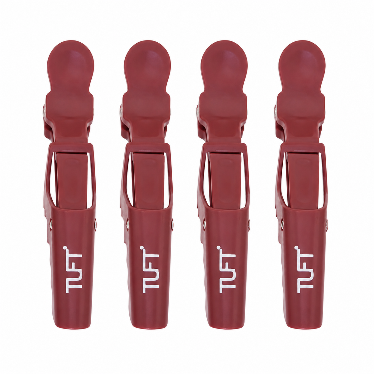 TUFT T-REX Crocodile Hair Clip 4pk - Maroon