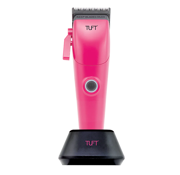 TUFT SE Professional Clipper Cordless - Pink with Lime Green Changeable Cover Limited Edition