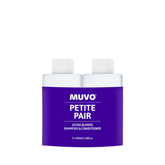 MUVO Ultra Blonde Shampoo and Conditioner 100ml Petite Pair