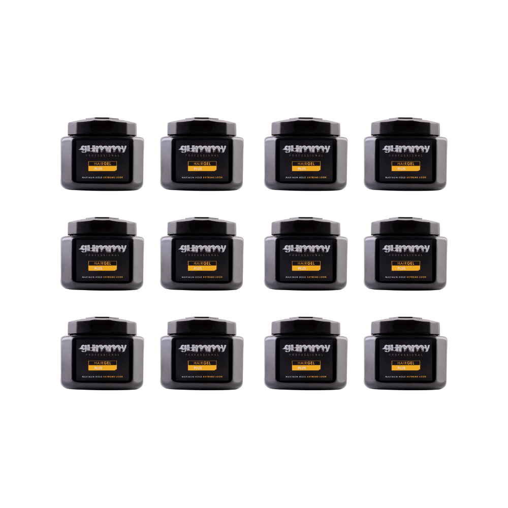 12x Gummy Professional Hair Gel Plus 700ml (Carton Deal)