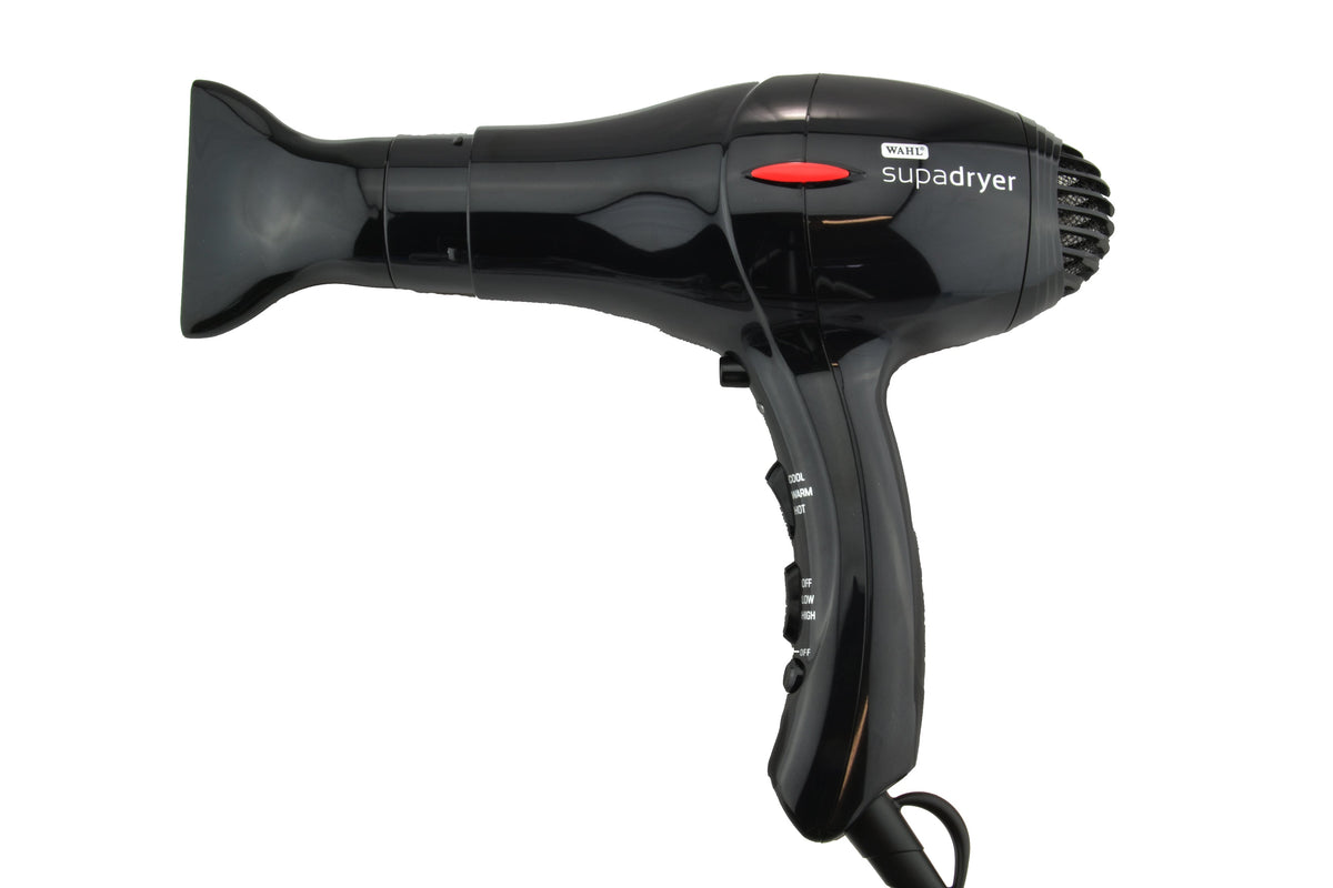 Wahl Supa Dryer Ionic Hair Dryer with Diffuser Black by Wahl