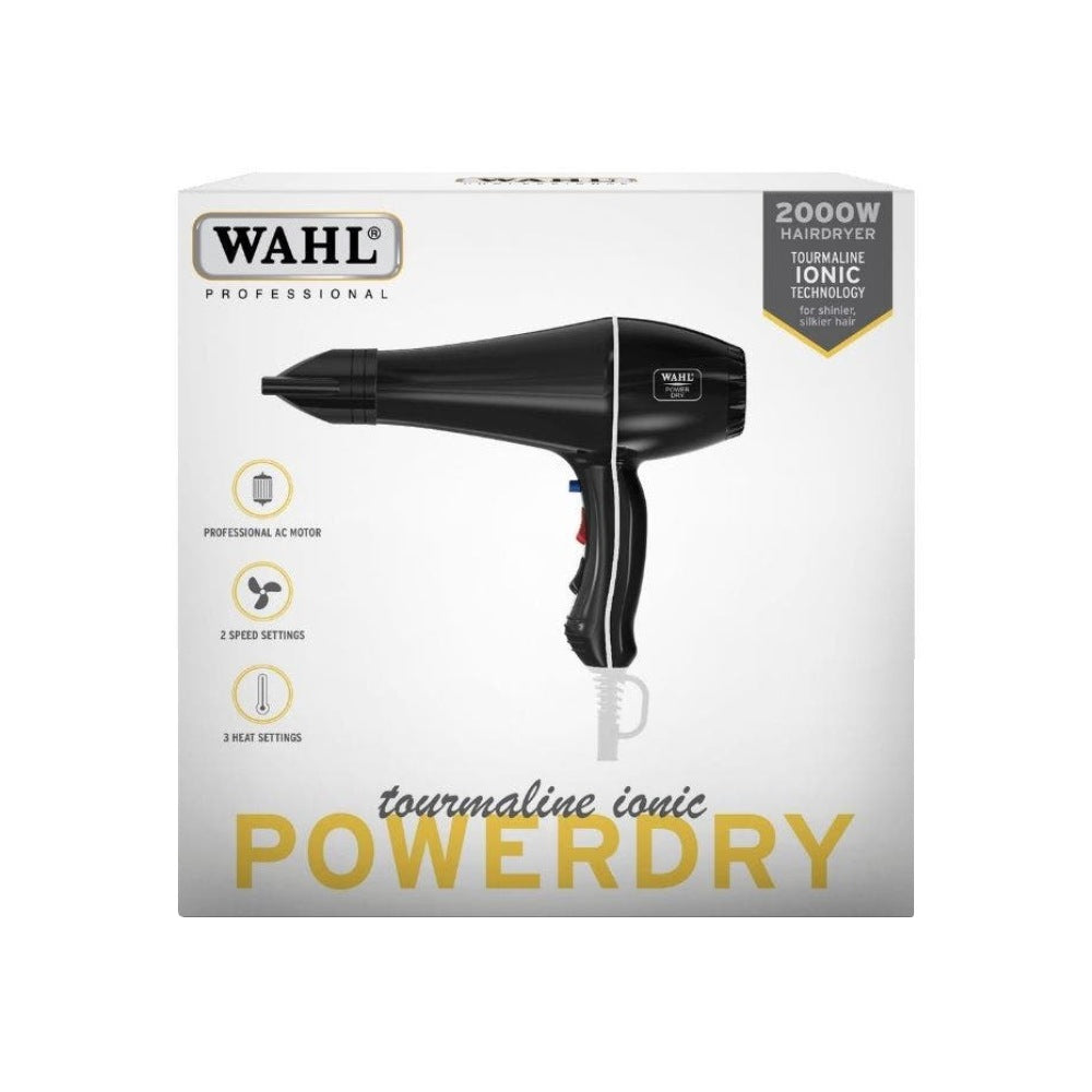 Wahl Power Dry Ionic Hair Dryer Black