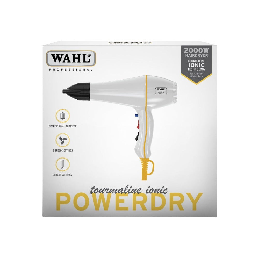 Wahl Power Dry Ionic Hair Dryer White