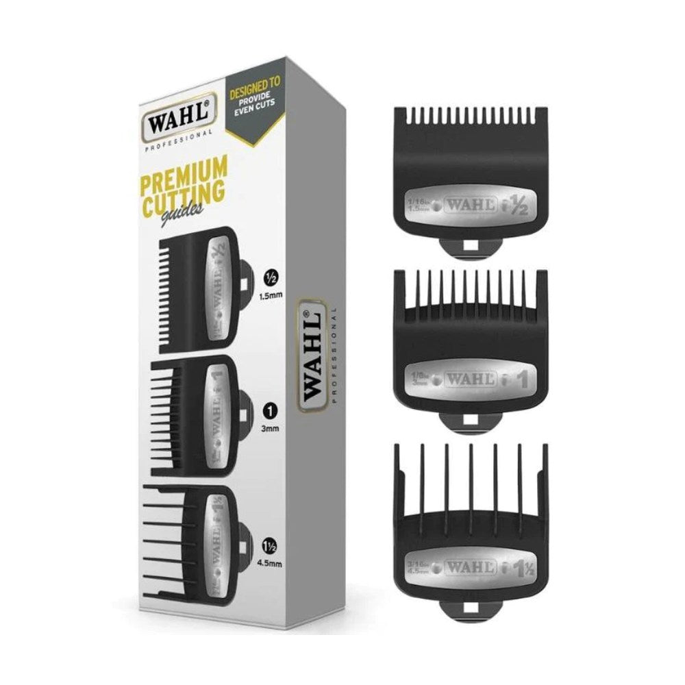 Wahl Premium Attachment Cutting Guides 3pk