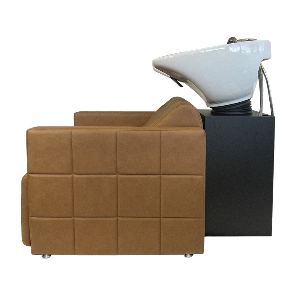 Karma Complete Shampoo Unit Wangaratta Tan With White Deep Basin 0304052204 - image 3