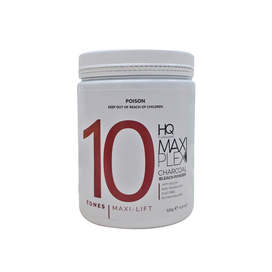 HQ Professional Charcoal Bleach Powder 500gm