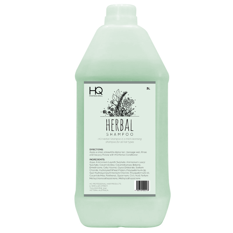 HQ Professional Herbal Shampoo 5 Litre