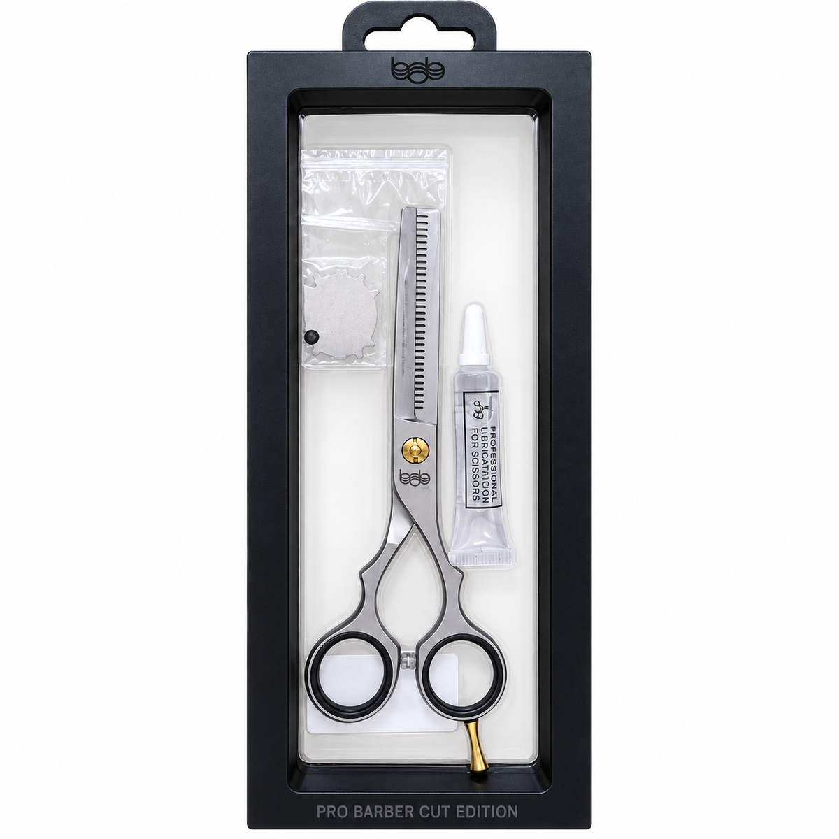 BOB Silver Line Edition 6 Inch Japanese Steel Scissor 440C - Made In Italy - image 2