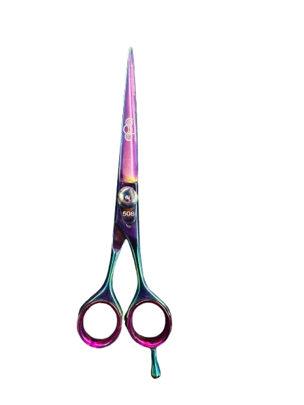 Bob Titanium Straight Scissors 508 6 Inch