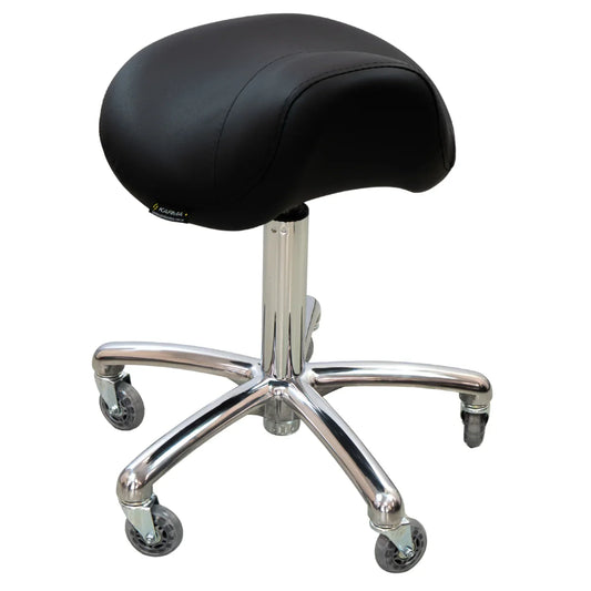 Karma Evandale Salon Saddle Stool Black 07040102
