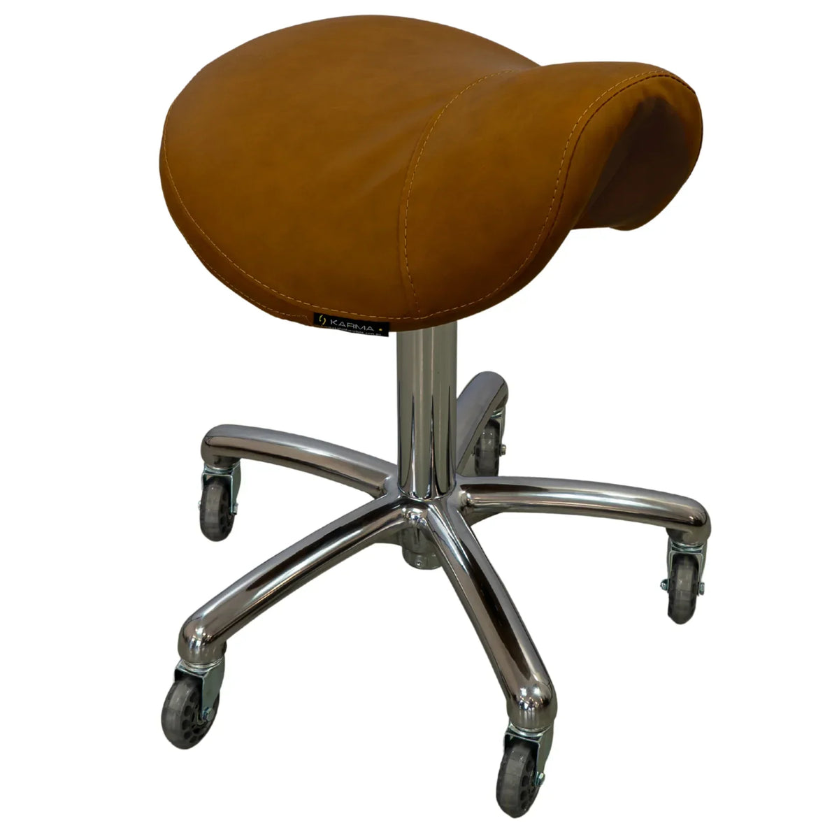 Karma Evandale Salon Saddle Stool Tan No.05 07040502