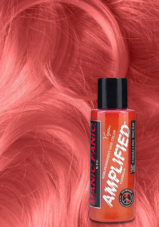 Manic Panic Coralline Dream 118ml Amplified Squeeze Bottle Formula Hair Color