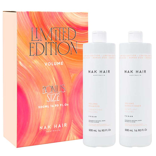 NAK Volume Shampoo and Conditioner 500ml Duo