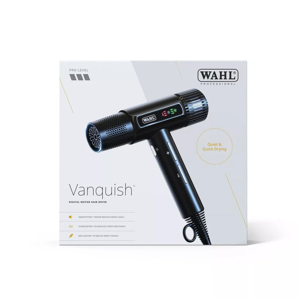 Wahl Vanquish T-Shaped Hair Dryer with Brushless Motor