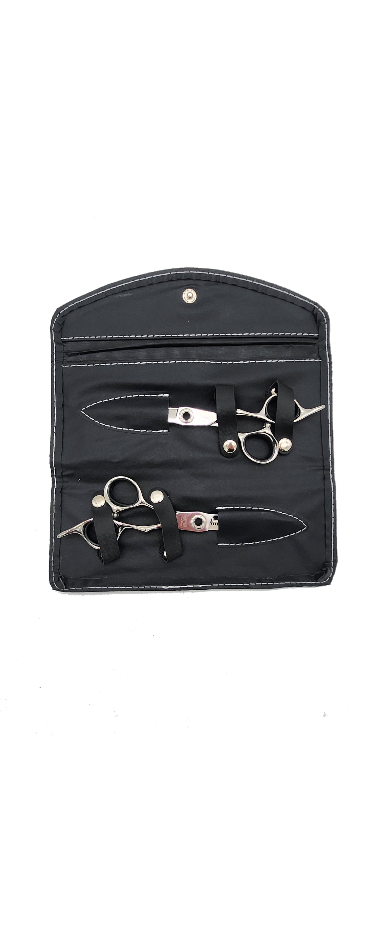 BOB Professional Precision X Edition 6 Inch Japanese Steel Thinner and Scissor Duo Pack - With Carry Case