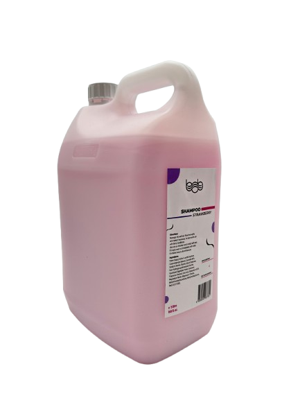 BOB Strawberry Nourishing & Hydrating Professional Salon Shampoo 5L – For Soft, Shiny Hair
