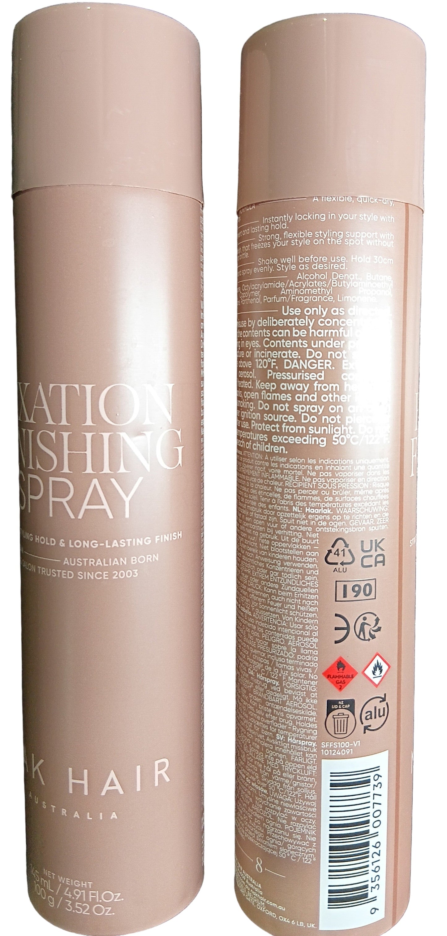 NAK Signature Fixation Finishing Spray 100g