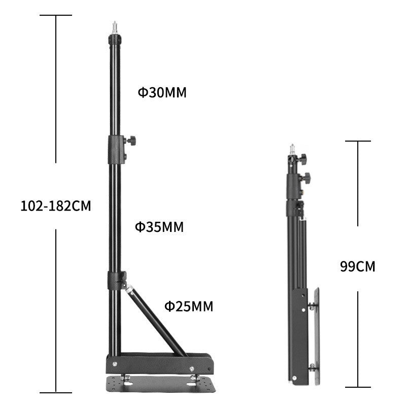 Karma Ceiling or Wall Mount for LED Ring Lights Black - image 2